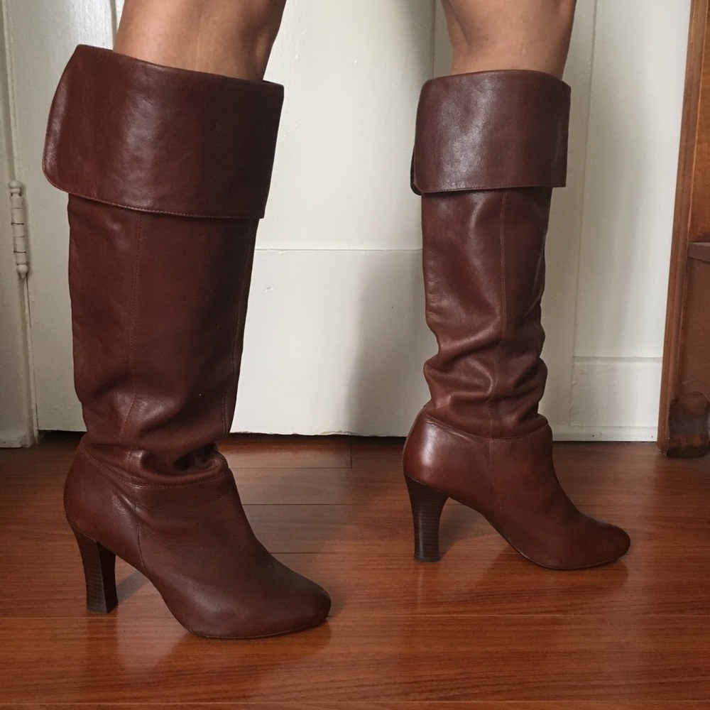 Steve Madden tall mahogany boots - Picture 3 of 8
